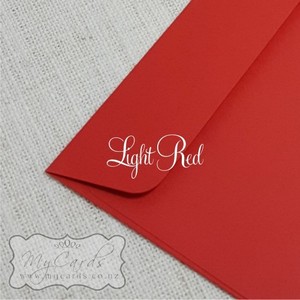 5x7 Envelopes i8 A7 (5x7) - MyCards Wedding Invitations: Light Red Envelopes 5×7 Rectangle Flap