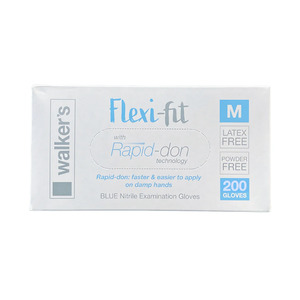 Hygiene: FLEXI-FIT NITRILE GLOVES - LATEX FREE & POWDER FREE
