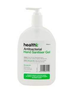 Hygiene: ANTIBACTERIAL HAND SANITISER GEL 375ML WITH PUMP