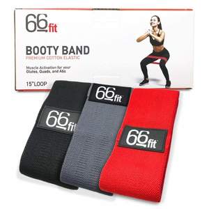 Resistance Band Tubing: 66FIT BOOTY BAND LOOP - HIP CIRCLE