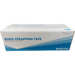 Rigid Strapping Tape: ALLCARE RIGID TAPE, PREMIUM ZINC OXIDE SPORTS STRAPPING TAPE