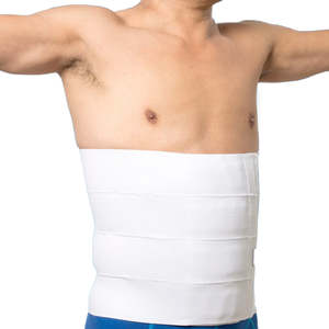 Abdominal Supports: ABDOMINAL BINDER 4 PANEL WHITE
