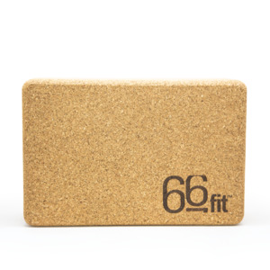 Yoga Blocks: 66FIT CORK YOGA BLOCK