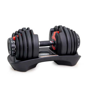 Dumbbells: 66FIT ADJUSTABLE DUMBBELL - 2.55KG TO 24 KG