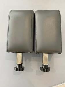 Pilates Replacement Parts: ESSENCE REFORMER SHOULDER PADS BLACK PAIR