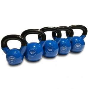 Weights: ALLCARE KETTLEBELLS - COATED IN A SOFT VINYL PVC FOR EASY CLEANING