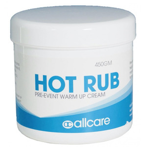 Rubs: ALLCARE HOT RUB - PRE EVENT WARM UP CREAM