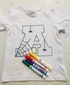 Products: Custom Kids Printed T-shirt letter M y Dream party