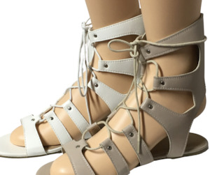 Women Shoes: Rule Gladiator - Ankle lace sandals