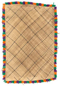 Handcrafted 1: Plain Yarn Mat (Falalili'i)