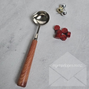 Spoon for Wax Seal Bead Melting – Silver