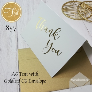 Foil Invitations: Thank You – Greeting Card