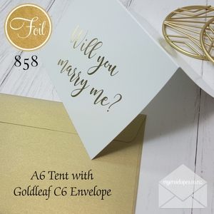 Foil Invitations: Will You Marry Me – Greeting Card