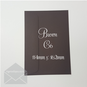 Brown: Brown Envelopes C6 Rectangle Flap