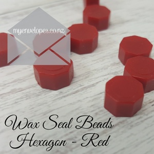 Wax Beads: Wax Seal Beads – Red (bag of 100)
