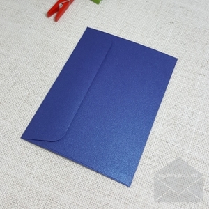 Blue Metallic C7 Envelopes Rectangle Flap