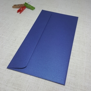Blue Metallic DLE Envelopes Rectangle Flap