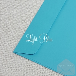 Blue: Light Blue Envelopes DLE Rectangle Flap