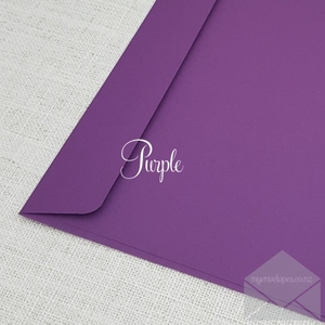 C6 114mm x 162mm: Purple Envelopes C6 Rectangle Flap END OF LINE
