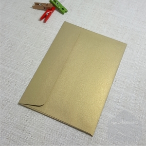 C6 114mm x 162mm: Goldleaf Metallic C6 Envelopes Rectangle Flap