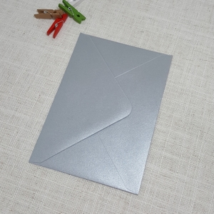 Galvanised Metallic C6 Envelopes Diamond Flap END OF LINE