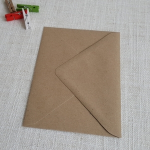 Kraft Recycled C6 Envelopes Diamond Flap