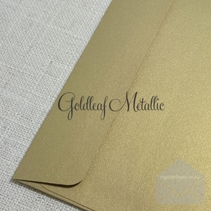140mm Square: Goldleaf Metallic 140mm Square Envelopes Rectangle Flap