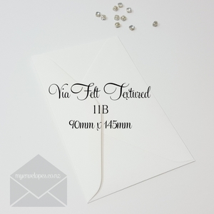 Via Felt Textured 11B Envelopes Diamond Flap – END OF LINE