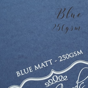 Blue Matt Card 250gsm