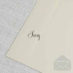 Products: Ivory 5×7 Envelopes Rectangle Flap