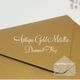 Antique Gold Metallic Envelopes 5×7 Diamond Flap