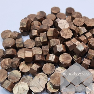 Wax Beads: Wax Seal Beads – Antique Gold (bag of 100)