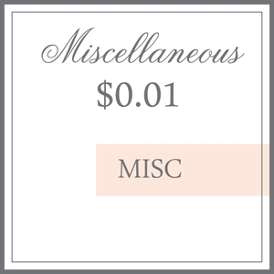 Products: ZZ Misc