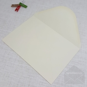 Ivory C5 Envelopes Diamond Flap 120gsm END OF LINE