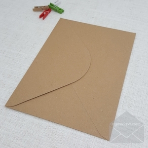 Kraft C5 Envelopes Diamond Flap – END OF LINE see A5 Kraft