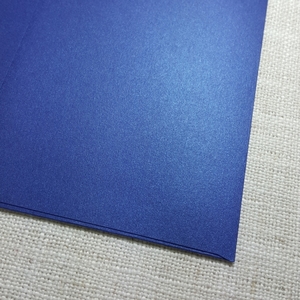 Blue: Blue Metallic C5 Envelopes Rectangle Flap