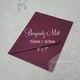 Burgundy 5×7 Envelopes Diamond Flap