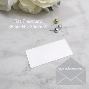Placecards FLAT various sizes