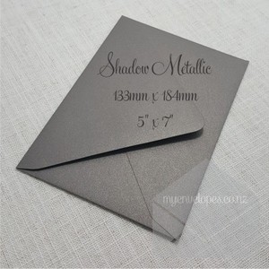 Products: Shadow Metallic Envelope 5×7 Diamond Flap END OF LINE