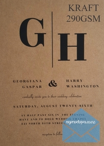 Kraft Recycled Card 290gsm – SRA3 A3 SRA4 A4 A5 A6 Custom