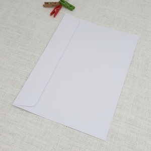 C5: White Envelopes Rectangle Flap C5 120gsm