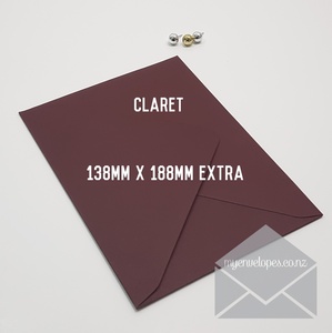 Diamond Flap: Claret Envelopes 5×7 Extra 138mm x 188mm Diamond Flap