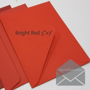Diamond Flap: Bright Red Envelopes 5×7 Diamond Flap – Mid
