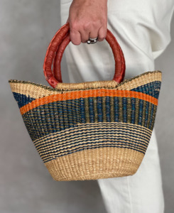Handwoven mini basket bag - My Exhibition