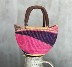 Handwoven mini basket bag - My Exhibition