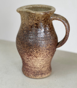 Small brown pottery jug - My Exhibition