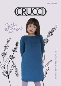 Patterns Knitting And Crocheting: Girl’s Dress 8ply Pattern