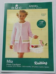 Patterns Knitting And Crocheting: DMC Knitting 'Mia" Cardigan 8ply