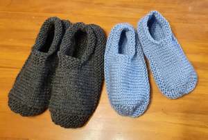 Adult Patterns 1: 2 Thread 8Ply Adult Slippers Pdf Pattern