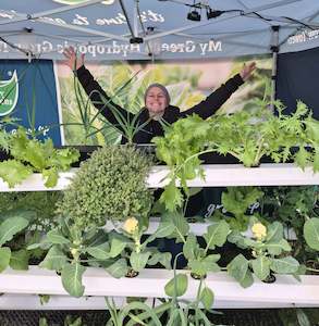 My Greens Hydroponics Towers: Home Show 2025 Package